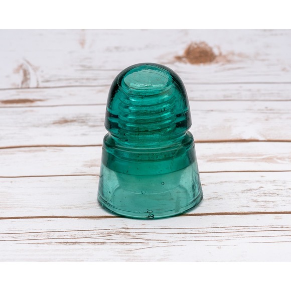 4 Vintage Glass Hemingray Railroad Telephone Insulators - Picture 6 of 14